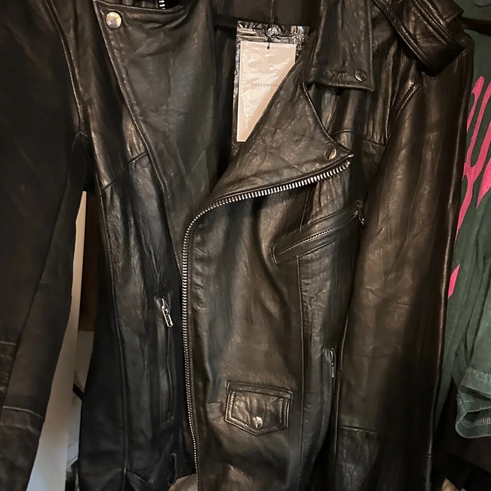 Deadwood leather jacket w/ tags - Picture 11 of 12